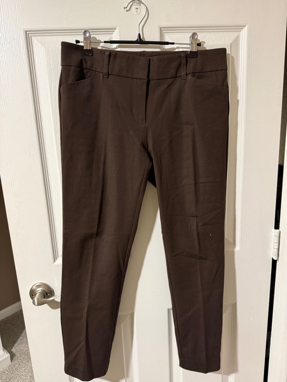 Women's Brown Tailored Trousers